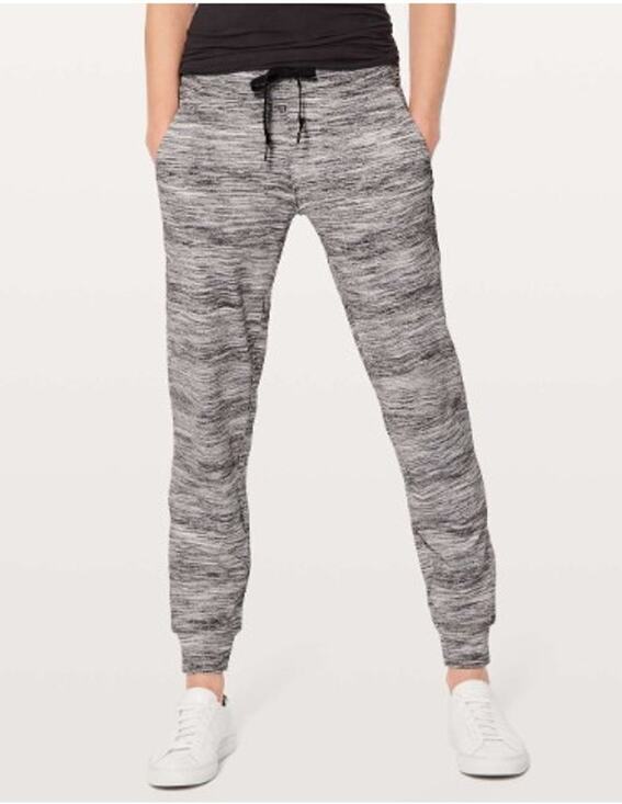 lululemon athletica Pants - Lululemon Ready To Rulu Pant Space Dye Camo Black White 8
